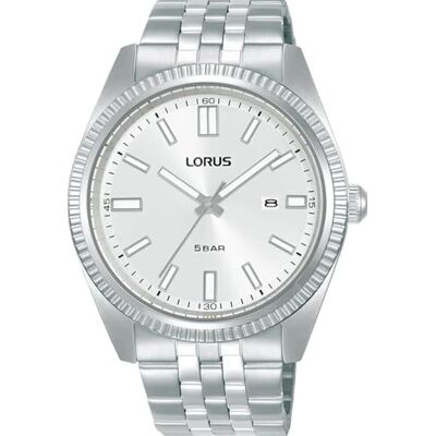 Lorus Reloj Analógico de Cuarzo para Hombre con Pulsera de Acero Inoxidable, Plata Lorus Reloj Analógico de Cuarzo para Hombre con Pulsera de Acero Inoxidable, Plata