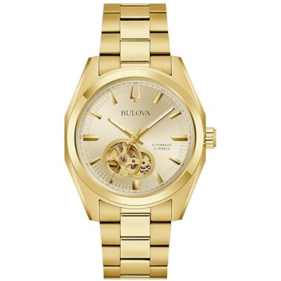 Bulova Reloj automático , Dorado, Pulsera Bulova Reloj automático , Dorado, Pulsera