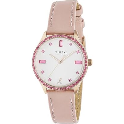 Timex Reloj Analógico para Hombres de Cuarzo con Correa en Cuero Timex Reloj Analógico para Hombres de Cuarzo con Correa en Cuero