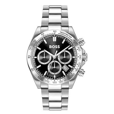 Boss Reloj cronógrafo de Cuarzo Hombre de la colección Hero 2.0 con Correa Plateada de Acero Inoxidable Boss Reloj cronógrafo de Cuarzo Hombre de la colección Hero 2.0 con Correa Plateada de Acero Inoxidable