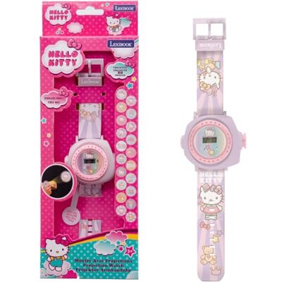 LEXIBOOK , Hello Kitty, Reloj Proyección Digital, Rosa, Proyecta 20 imágenes de Hello Kitty, correa ajustable y pantalla digital con hora y fecha para niños. LEXIBOOK , Hello Kitty, Reloj Proyección Digital, Rosa, Proyecta 20 imágenes de Hello Kitty, correa ajustable y pantalla digital con hora y fecha para niños.