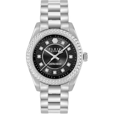 Philipp Plein Reloj analógico de Cuarzo para Mujer, Plata, Einheitsgröße, Deportivo Philipp Plein Reloj analógico de Cuarzo para Mujer, Plata, Einheitsgröße, Deportivo