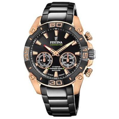Festina Reloj Inteligente Hombre Híbrido Connected de Acero Inoxidable 316l Analógico Resistente al Agua 10 ATM F20548 Control Música, Cuenta Pasos, Notifica y Rechaza Llamadas Festina Reloj Inteligente Hombre Híbrido Connected de Acero Inoxidable 316l Analógico Resistente al Agua 10 ATM F20548 Control Música, Cuenta Pasos, Notifica y Rechaza Llamadas