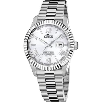 Lotus Reloj Hombre Analógico de Acero Inoxidable 316l Plateado Lotus Reloj Hombre Analógico de Acero Inoxidable 316l Plateado