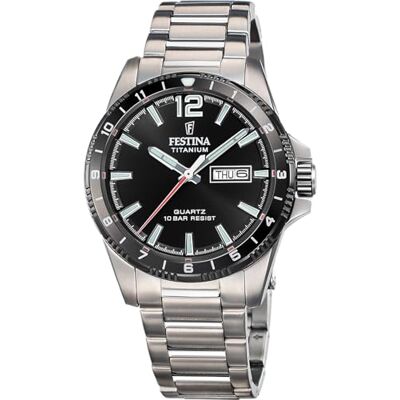 Festina Reloj Hombre Analógico de Titanio Gris Movimiento de Cuarzo Calendario Cristal Mineral de Alta Resistencia Resistente al Agua 10 ATM F20698/4 Titanium Festina Reloj Hombre Analógico de Titanio Gris Movimiento de Cuarzo Calendario Cristal Mineral de Alta Resistencia Resistente al Agua 10 ATM F20698/4 Titanium