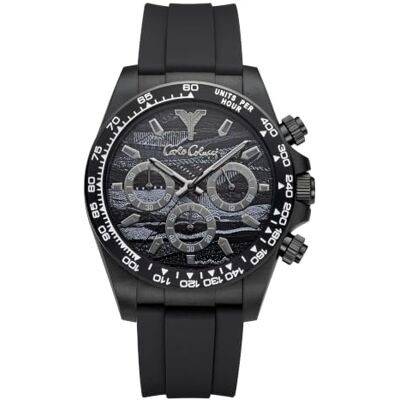 Carlo Colucci Reloj de Hombre de Cuarzo Negro Cristal Zafiro Acero Inoxidable Carlo Colucci Reloj de Hombre de Cuarzo Negro Cristal Zafiro Acero Inoxidable
