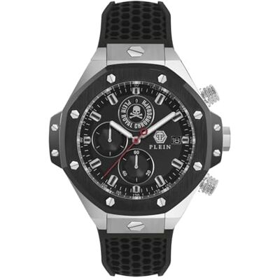Philipp Plein Plein Chrono Royal Reloj de Pulsera analógico para Hombre (Mecanismo de Cuarzo Philipp Plein Plein Chrono Royal Reloj de Pulsera analógico para Hombre (Mecanismo de Cuarzo