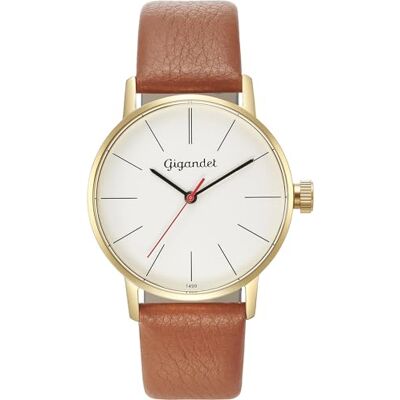Gigandet Reloj Analógico para Mujeres de Cuarzo japonés con Correa en Cuero Gigandet Reloj Analógico para Mujeres de Cuarzo japonés con Correa en Cuero