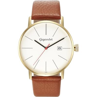 Gigandet Reloj Analógico para Hombres de Cuarzo japonés con Correa en Cuero Gigandet Reloj Analógico para Hombres de Cuarzo japonés con Correa en Cuero