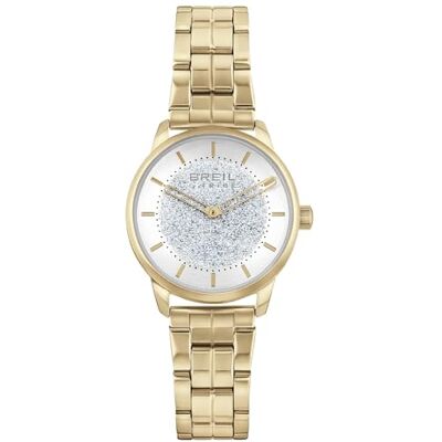 BREIL Reloj Mujer, Brazalete de Acero Coloreado, Caja 32 cm Colección LUCILLE, Movimiento Cuarzo Cosa Análoga, Resistente al agua hasta 50 metros, Ideas de regalos para Mujer BREIL Reloj Mujer, Brazalete de Acero Coloreado, Caja 32 cm Colección LUCILLE, Movimiento Cuarzo Cosa Análoga, Resistente al agua hasta 50 metros, Ideas de regalos para Mujer