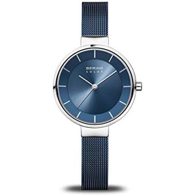 BERING 14631 Reloj de Cuarzo para Mujer con Caja de Acero Inoxidable de 31 mm y Esfera, Correa milanesa, Cristal de Zafiro y Resistencia al Agua de 5 ATM BERING 14631 Reloj de Cuarzo para Mujer con Caja de Acero Inoxidable de 31 mm y Esfera, Correa milanesa, Cristal de Zafiro y Resistencia al Agua de 5 ATM