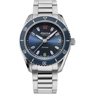 Alpina Geneve COMTESSE SPORT QUARTZ RAINBOW Reloj de Pulsera para mujeres Edición Muy Limitada Alpina Geneve COMTESSE SPORT QUARTZ RAINBOW Reloj de Pulsera para mujeres Edición Muy Limitada