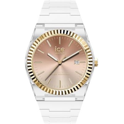 ICE-WATCH Ice Power PW1 White Sunset Cappuccino Reloj transaprente para Mujer con Correa de Silicona (Small) ICE-WATCH Ice Power PW1 White Sunset Cappuccino Reloj transaprente para Mujer con Correa de Silicona (Small)