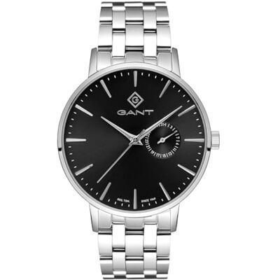 GANT Park Hill III Reloj para Hombre (Acero Inoxidable, Esfera Negra, 42 mm) GANT Park Hill III Reloj para Hombre (Acero Inoxidable, Esfera Negra, 42 mm)