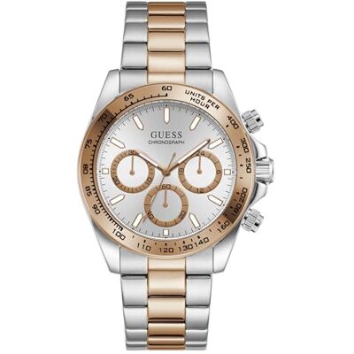 GUESS Arthur Reloj de Pulsera para Hombre (Acero Inoxidable), Oro Rosa. GUESS Arthur Reloj de Pulsera para Hombre (Acero Inoxidable), Oro Rosa.