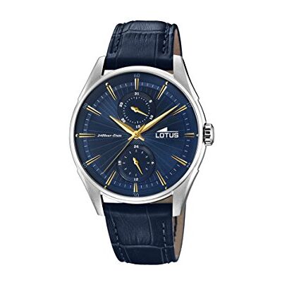 Lotus Reloj de Cuarzo para Hombre con Correa de Cuero Lotus Reloj de Cuarzo para Hombre con Correa de Cuero