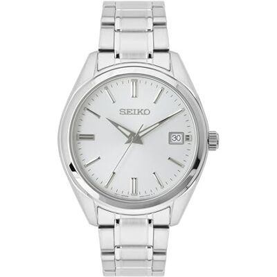 Seiko UK Limited EU Reloj Hombre de Cuarzo analógico con Correa en Acero Inoxidable Seiko UK Limited EU Reloj Hombre de Cuarzo analógico con Correa en Acero Inoxidable