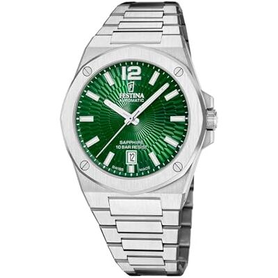 Festina Reloj automático Swiss Made para Hombre con Pulsera de Acero Festina Reloj automático Swiss Made para Hombre con Pulsera de Acero