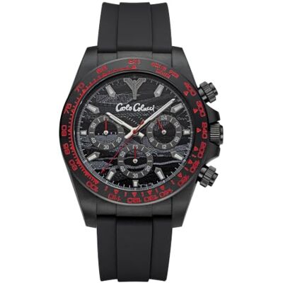 Carlo Colucci Reloj de Hombre CC700-1 de Cuarzo Negro Cristal Zafiro Acero Inoxidable Carlo Colucci Reloj de Hombre CC700-1 de Cuarzo Negro Cristal Zafiro Acero Inoxidable