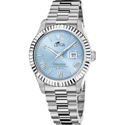 Lotus Reloj Hombre Analógico de Acero Inoxidable 316l Plateado Lotus Reloj Hombre Analógico de Acero Inoxidable 316l Plateado