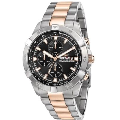 Sector Reloj Hombre, Colección ADV2500, Cronógrafo, en Acero, PVD Oro Rosa R3273643002 Sector Reloj Hombre, Colección ADV2500, Cronógrafo, en Acero, PVD Oro Rosa R3273643002