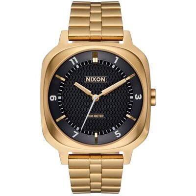 NIXON Fremont 40 Reloj de Pulsera analógico Unisex con Caja de Acero Inoxidable y Correa de Acero Inoxidable, 40 mm, Resistente al Agua 10 Bar, Color Dorado y Negro NIXON Fremont 40 Reloj de Pulsera analógico Unisex con Caja de Acero Inoxidable y Correa de Acero Inoxidable, 40 mm, Resistente al Agua 10 Bar, Color Dorado y Negro