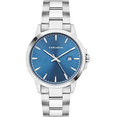 Carlheim Adam 4006 Silver Japanese Quartz Movement Reloj de Pulsera para Hombre Carlheim Adam 4006 Silver Japanese Quartz Movement Reloj de Pulsera para Hombre