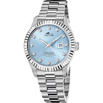 Lotus Reloj Hombre Analógico de Acero Inoxidable 316l Plateado Lotus Reloj Hombre Analógico de Acero Inoxidable 316l Plateado