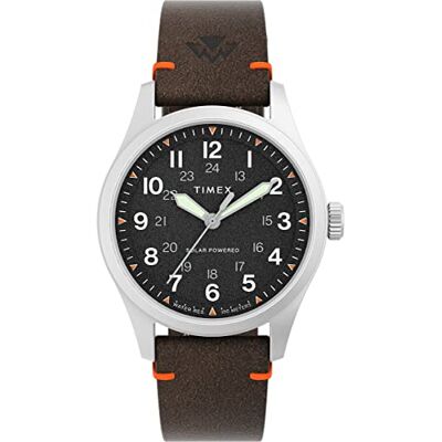 Timex Expedition North Reloj mecánico de 36 mm para Hombre, Eco-Friendly marrón, Correa de liberación rápida de Dos Piezas, Esfera Negra, Caja de Acero Inoxidable TW2V64200 Timex Expedition North Reloj mecánico de 36 mm para Hombre, Eco-Friendly marrón, Correa de liberación rápida de Dos Piezas, Esfera Negra, Caja de Acero Inoxidable TW2V64200