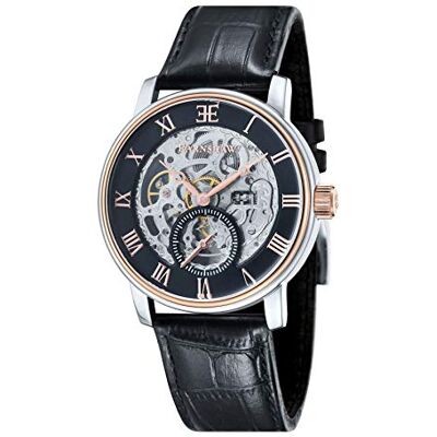 Thomas Earnshaw Reloj para Hombres, Correa de Cuero Color Negro Thomas Earnshaw Reloj para Hombres, Correa de Cuero Color Negro
