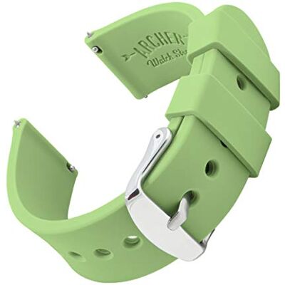 Archer Watch Straps Correas de Reloj de Silicona Suave de Liberación Rápida Archer Watch Straps Correas de Reloj de Silicona Suave de Liberación Rápida