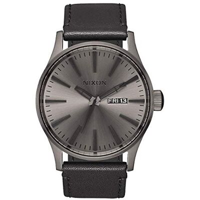 NIXON Sentry Leather A105-1531 Reloj de Pulsera para hombres NIXON Sentry Leather A105-1531 Reloj de Pulsera para hombres