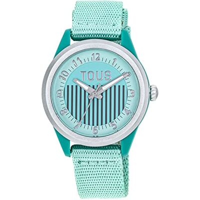 TOUS Watches Mini Vibrant Reloj para Mujer Analógico de Cuarzo japonés con Brazalete de Nylon TOUS Watches Mini Vibrant Reloj para Mujer Analógico de Cuarzo japonés con Brazalete de Nylon