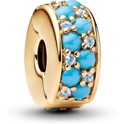 PANDORA Charm de clip azul agua PANDORA Charm de clip azul agua