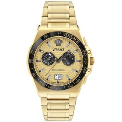 Versace Greca Reaction Swiss Made Reloj cronógrafo para Hombre Versace Greca Reaction Swiss Made Reloj cronógrafo para Hombre