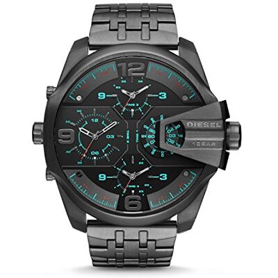 Diesel Reloj Analógico para Hombre, Color Negro/Gris Diesel Reloj Analógico para Hombre, Color Negro/Gris