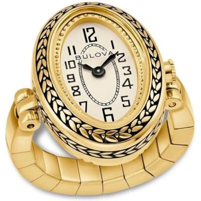 Bulova Reloj de Pulsera analógico de Cuarzo Art Deco para Mujer Bulova Reloj de Pulsera analógico de Cuarzo Art Deco para Mujer