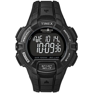 Timex Ironman Traditional 30-Lap Rugged Reloj de Cuarzo para Hombres, Color Negro Timex Ironman Traditional 30-Lap Rugged Reloj de Cuarzo para Hombres, Color Negro