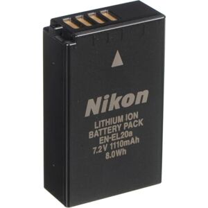 Nikon Batería de iones de litio EN-EL20a para cámara sin espejo 1 V3 Nikon Batería de iones de litio EN-EL20a para cámara sin espejo 1 V3