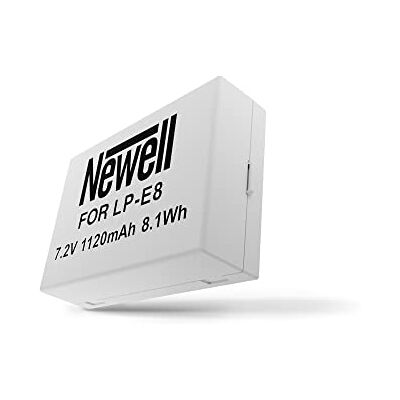 NEWELL Batería de Ion de Litio LP-E8 Batería de Repuesto 7,2 V 1120 mAh 8,1 WH NEWELL Batería de Ion de Litio LP-E8 Batería de Repuesto 7,2 V 1120 mAh 8,1 WH