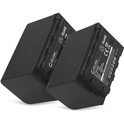 CELLONIC 2X Batería Compatible con Panasonic AG-AC30, AG-AC8, VW-VBD29 CELLONIC 2X Batería Compatible con Panasonic AG-AC30, AG-AC8, VW-VBD29