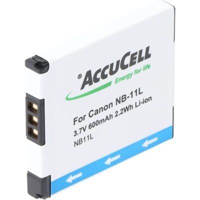 AccuCell Batería para Canon NB-11L, NB-11LH, Ixus 125 HS, 240, PowerShot A2300 AccuCell Batería para Canon NB-11L, NB-11LH, Ixus 125 HS, 240, PowerShot A2300