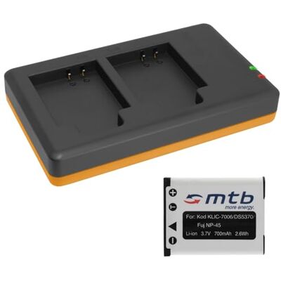 mtb more energy Batería + Cargador Doble (USB) para Pentax D-Li63, D-Li108 / Efina/Optio L40 LS465 / M30 M40 / RS1000, RS1500.. v. Lista mtb more energy Batería + Cargador Doble (USB) para Pentax D-Li63, D-Li108 / Efina/Optio L40 LS465 / M30 M40 / RS1000, RS1500.. v. Lista