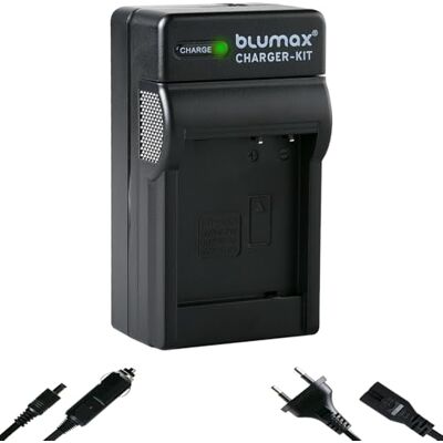 Blumax Cargador para Panasonic DMW-BLG10 / DMW-BLG10E / DMW-BLE9 E/BP-DC15 E Cargador compatible con Lumix DMC-GF6 GX7 III GX80 Blumax Cargador para Panasonic DMW-BLG10 / DMW-BLG10E / DMW-BLE9 E/BP-DC15 E Cargador compatible con Lumix DMC-GF6 GX7 III GX80