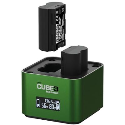 Hähnel ProCube3 para Fujifilm Cargador dúo DSLR Carga más rápida Entrada USB Tipo C Hähnel ProCube3 para Fujifilm Cargador dúo DSLR Carga más rápida Entrada USB Tipo C