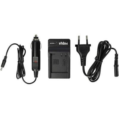 vhbw Cargador Compatible con Panasonic Lumix DMC-FS10 DMC-FP8, DMC-FS12 cámara videocámara/batería Cargador, adaptador coche, indicador carga vhbw Cargador Compatible con Panasonic Lumix DMC-FS10 DMC-FP8, DMC-FS12 cámara videocámara/batería Cargador, adaptador coche, indicador carga