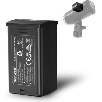 NEEWER Q200 Batería Rpuesto, Paquete de 14,8V/3200mAh Batería Iones Litio Recargable Solamente Q200 Luz Estroboscópica Flash Exterior para Fotografía Exterior, NB-Q200 NEEWER Q200 Batería Rpuesto, Paquete de 14,8V/3200mAh Batería Iones Litio Recargable Solamente Q200 Luz Estroboscópica Flash Exterior para Fotografía Exterior, NB-Q200