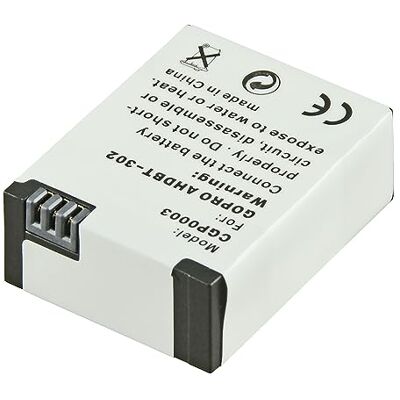 Jupio CGP0003 Batería Equivalente a GoPro AHDBT-302 para GoPro Hero 3+ (Lithium Ion, 1200 mAh) Jupio CGP0003 Batería Equivalente a GoPro AHDBT-302 para GoPro Hero 3+ (Lithium Ion, 1200 mAh)