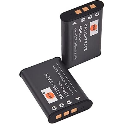 DSTE 2-Pieza Repuesto Batería para Olympus Li-60B FE-370 Pentax D-LI78 Optio L50 M50 M60 S1 V20 W60 W80 Nikon EN-EL11 Coolpix S550 S560 DB-80 R50 Sanyo DB-L70 Xacti VPC-E10 DSTE 2-Pieza Repuesto Batería para Olympus Li-60B FE-370 Pentax D-LI78 Optio L50 M50 M60 S1 V20 W60 W80 Nikon EN-EL11 Coolpix S550 S560 DB-80 R50 Sanyo DB-L70 Xacti VPC-E10