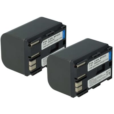 vhbw 2X batería Compatible con Canon MV30, FV40 Kit, FV M1, FV M10, MV300 vhbw 2X batería Compatible con Canon MV30, FV40 Kit, FV M1, FV M10, MV300